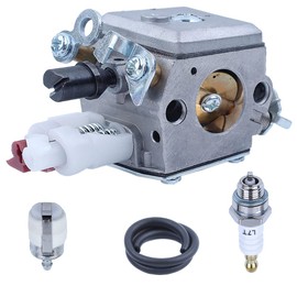 Mtanlo Carburetor Carb Tune-Up Kit For Husqvarna 340 350 353 345 346 357 357Xp 359 359Xp Chainsaw 503 28 18 12, 503281812, 503283208, 503 28 32 08 Replace Carb For Zama C1Q EL18B