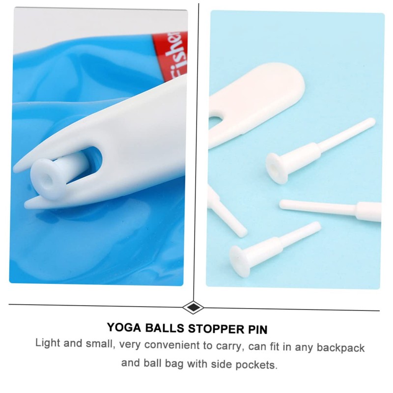 Mikinona 1Set Inflatable Yoga Balls Replacement Tools with Stopper Remover