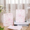 Gueevin 24 Pcs Floral Gift Bags Bulk Flower Paper Party