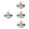 Zerodeko 4pcs Whistling Kettle Lid Heating Kettle Cover Hot Water