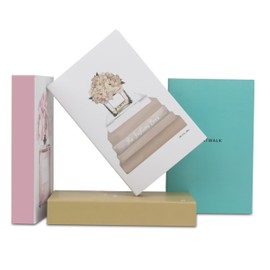 Decorative Books_Blush - Fake Books for Home Decor, Aesthetic for Room Decor, Living Room, Preppy, Book Shelf, Shelf Decor Set