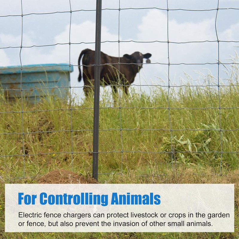 Electric Fence Charger, 5 Mile Electric Fence Energizer,Electric Fence for