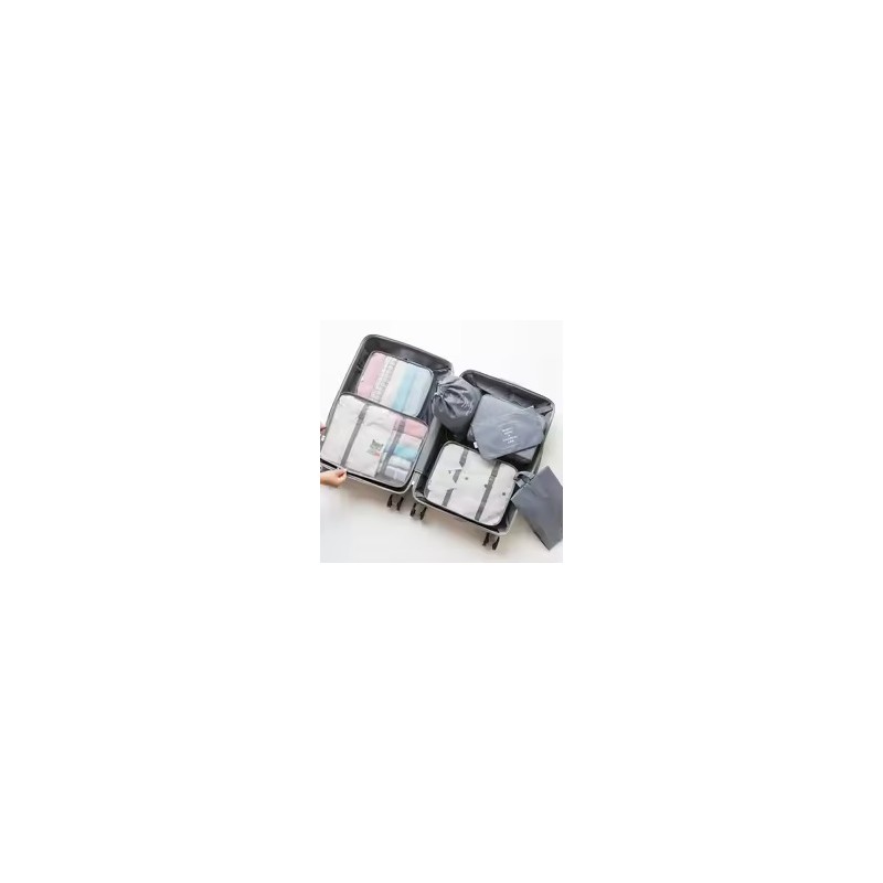 Travel Packing Cubes for Suitcase Organization – 7-Piece Polyester Luggage