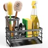 Cisily Sink Caddy Sponge Holder for Kitchen with Brush Holder