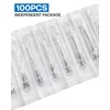 100 pcs 22G 1 Inch Disposable Needle, Luer Lock Individual