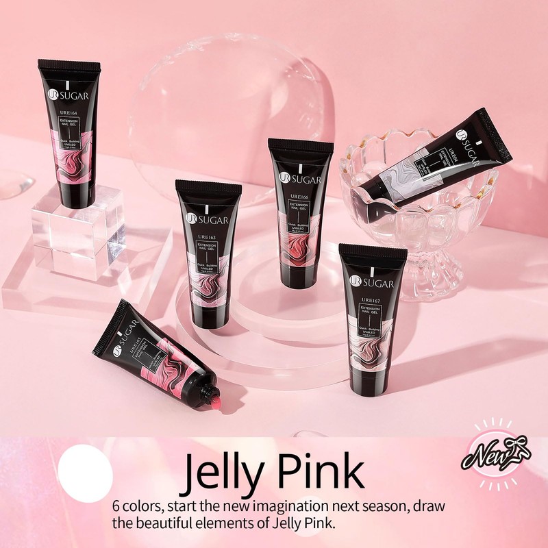 UR SUGAR Poly Extension Gel Kit - 6 Colors All