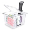 EVERIE Sous Vide Container 12 Qt with Collapsible Hinged Lid