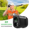 800M/1000M/1200M Golf Rangefinder 6X Magnification USB Charging Range Finder with