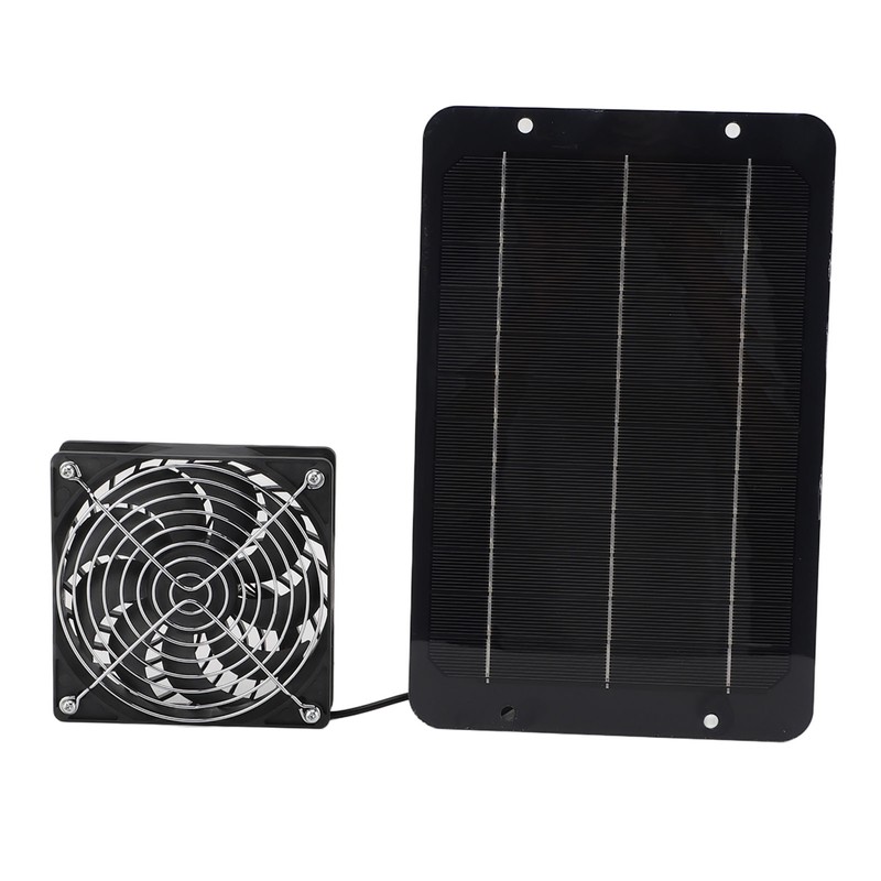 7W 12V Solar Panel Fan Kit Monocrystalline Silicon Saving Energy