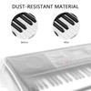 Musiin 88 Keyboard Electronic Piano Dust Cover - Matte Transparent