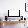 sourcing map Floating Speaker Shelves, Metal Speaker Wall Support Studio