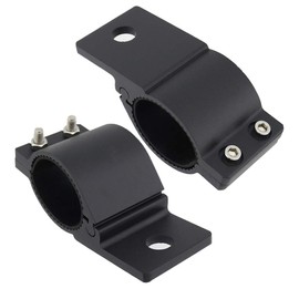 Abrazadera de tubo de 2 piezas (aproximadamente 4 cm a 4,5 cm) universal Bull Bar Mounts Kit de abrazadera para coche Crash Bar Guard Offroad luces de trabajo LED Bar luz de conducción lámpara