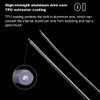 BENECREAT 9 Gauge (3 mm) Transparent PVC Plastic-Coated Aluminium Wire