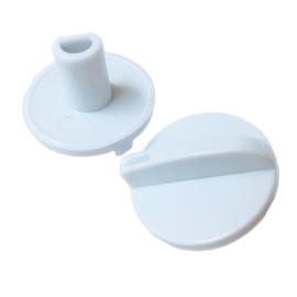 Majhoxka 2-Pack Temperature Control Knob Replacement - for LG, Haier, Hisense Chest Freezers & Mini Fridges - Thermostat Adjustment Dial with Anti-Slip Grip Cap