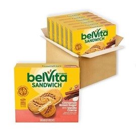 belVita Cinnamon Brown Sugar With Vanilla Creme Breakfast Biscuits Sandwiches-6B