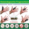 IRUFA, FS-OS-11.3D Breathable Finger Splint Trigger Finger Splint Straightener Curved