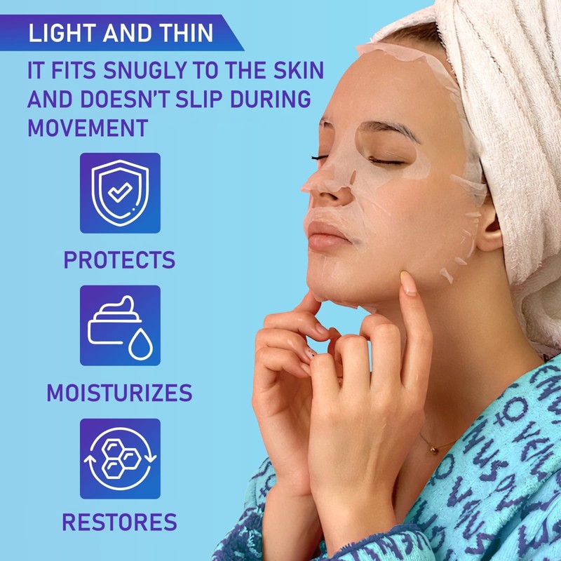 HUNGRY SKIN Face Masks Skincare - Cloth Sheet Face Mask