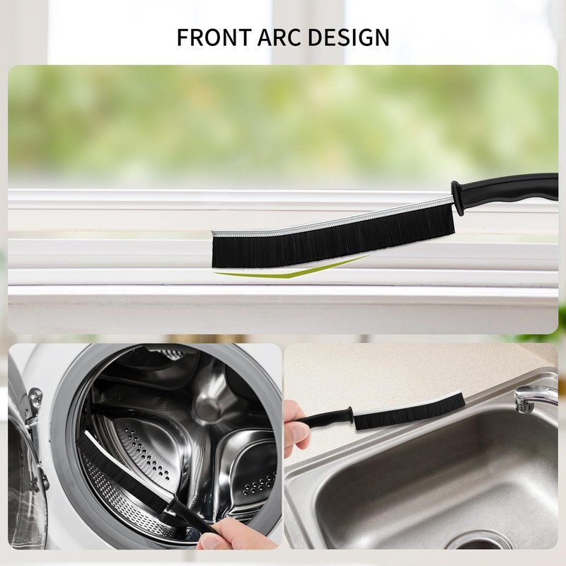 9 Pcs Crevice Cleaning Brush, Hand held Groove Gap Cleaning