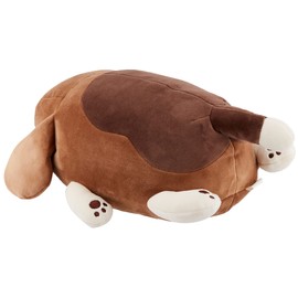 Liv Heart Marshmallow Animals 48928-37 Vicky the Beagle, Bolster Cushion (Total Length: Approx. 10.6 inches (27 cm)), Fluffy, Squishy