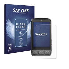 Savvies Pack of 6 Screen Protectors for Wahoo Elemnt Roam 3 Screen Protector Ultra Transparent