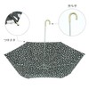 14140 Folding Umbrella, 21.7 inches (55 cm), Windproof Ribs, Natural