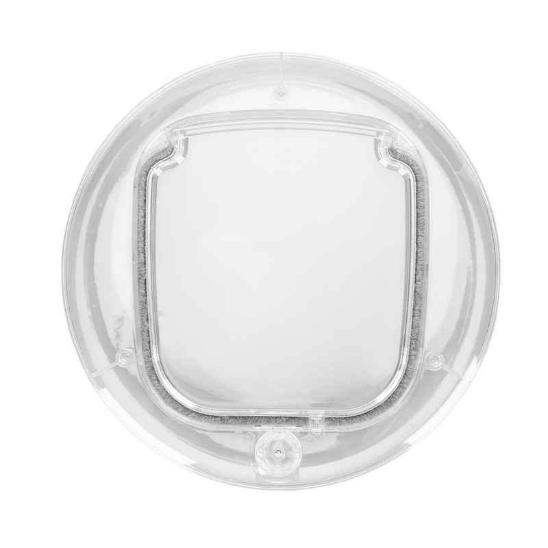 Cat Door for Interior Exterior Doors Transparent 4 Way Locks