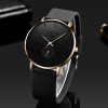 Lige Waterproof Men's Watch Quartz Analog Second Dial Ultra-thin Classic
