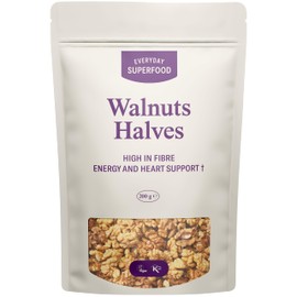 Everyday Superfood Walnut Halves 200g Natural Premium Walnut Pieces, Certified Vegan & Kosher