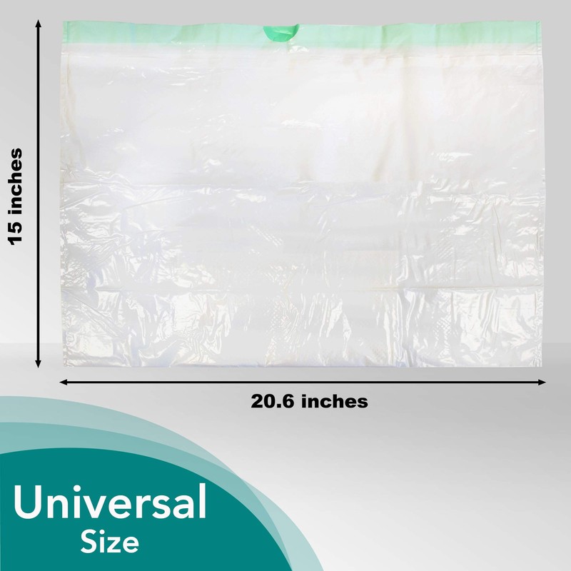 Cleanis CareBag Commode Liner, 20-Count