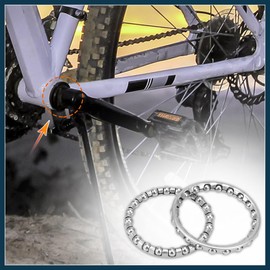 TUCKBOLD 2pcs 40mm x 20 Bicycle Ball Bearings Crank Wheel Bearing Retainer Automotive Parts