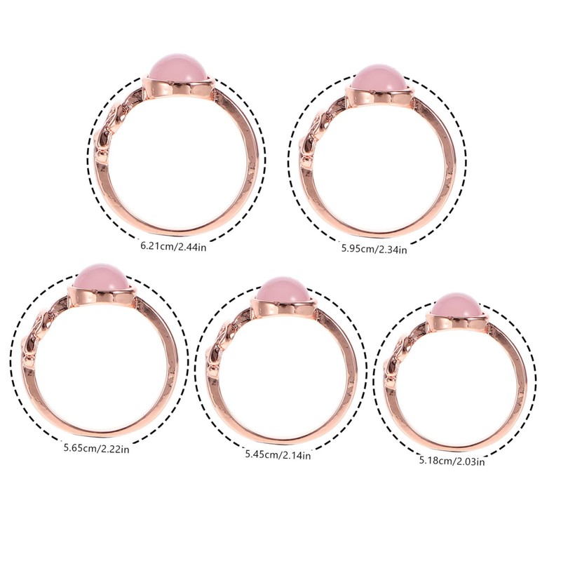 BESPORTBLE 3sets Moonstone Rings for Women Unique Engagement Jewelry Stylish