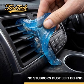 Toretark - Gel de limpieza de coche reutilizable para interiores de coche, masilla limpiadora de interiores natural, para rejillas de ventilación y grietas, accesorios universales para el automóvil