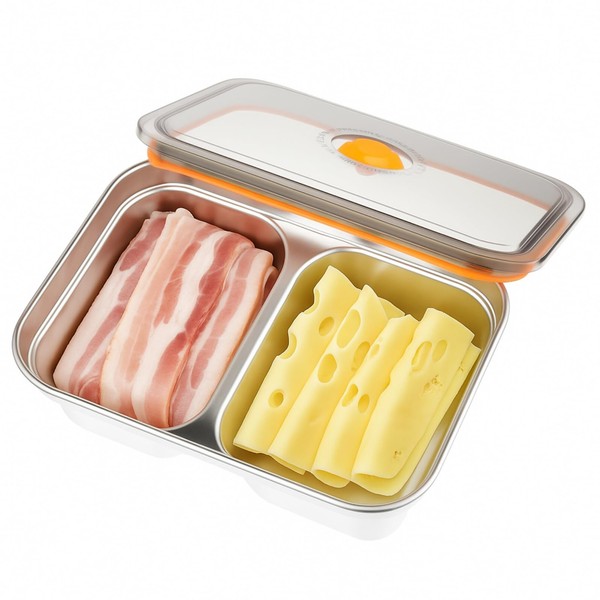 AceOrbit Deli Food Storage Container 304 Stainless Steel with Air