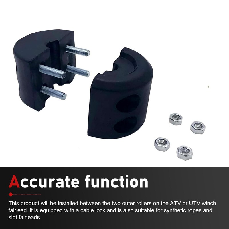Qurbuns Winch Stopper for Cable, Rubber Winch Cable Hook Stopper,
