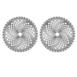 2PCS Lawn Trimmer Blade Head Alloy Steel 10in Accurate Cutting Easy Install Durable Grass Trimmer Replacement Parts for Yard 40T