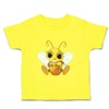 Custom Baby & Toddler T-Shirt Bee with Honey Pot Animals
