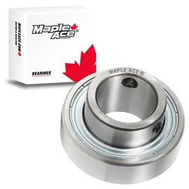MAPLE ACE CSB204-12 Insert Bearing 3/4" Bore, Cylindrical OD, with Set Screws