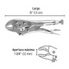 Pretul PP-5C, Pinza de presión 5", mordaza curva, Pretul
