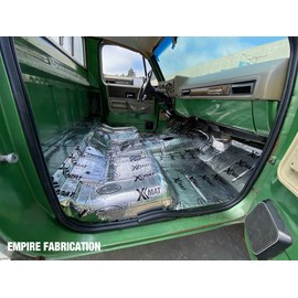 Eastwood X-Mat 5 PC 12x12 Road Noise and Heat Reducer Foam Under Carpet Door Panels Inner Walls