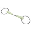 Horse Snaffle Bit Rubber Wrapped Stainless Steel Loose Ring Horse