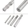 4-Piece End Mill Set 4 Flammi HSs Roughing Mill CNC