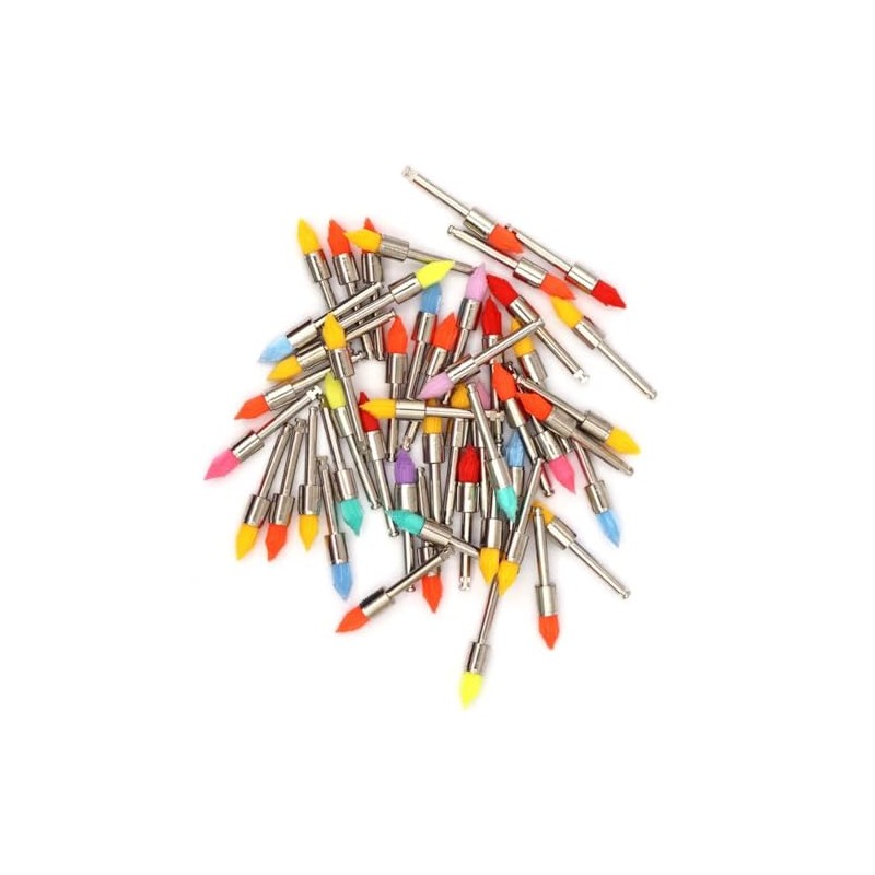 DENTASOP Color Cepillo Plano Suave 100 Unidades Taza Pulidora