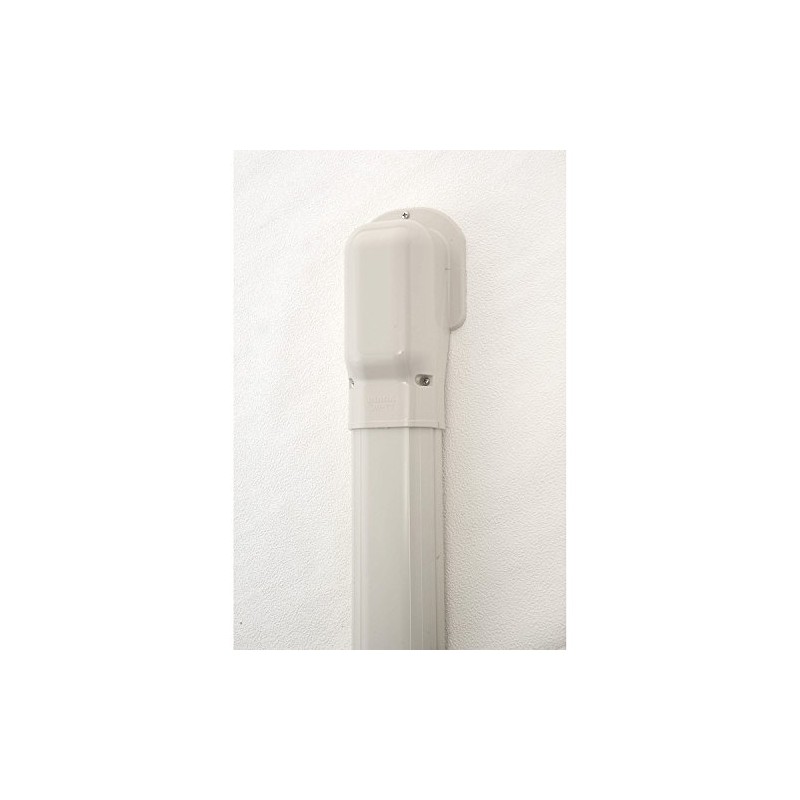 Inaba Denko Pipe Fitting Cover Wall Corner Wall Outlet Black