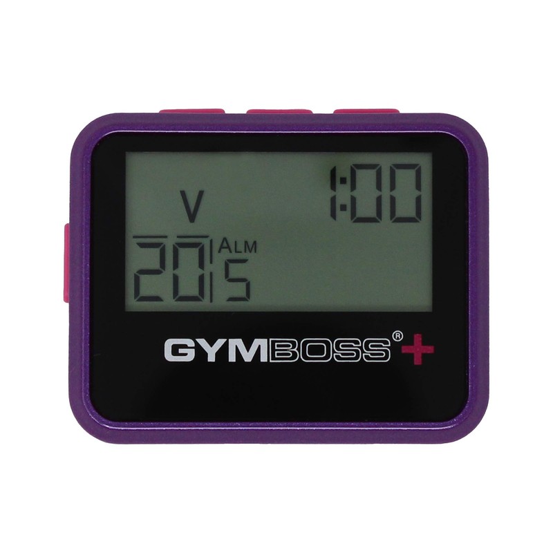 Gymboss Plus Interval Timer and Stopwatch (Violet/Pink)