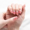 BEAUTYAVENUE Heart Pink Gradient Real Gel Nail Sticker