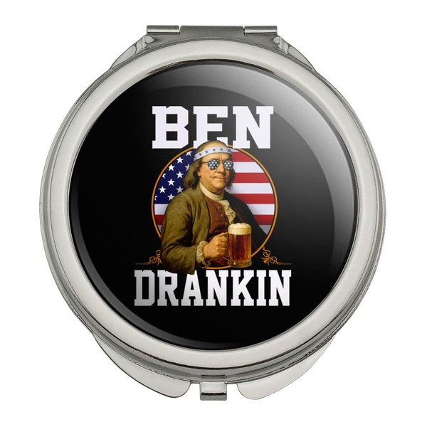 GRAPHICS & MORE Ben Franklin Drankin Compact Travel Purse Handbag