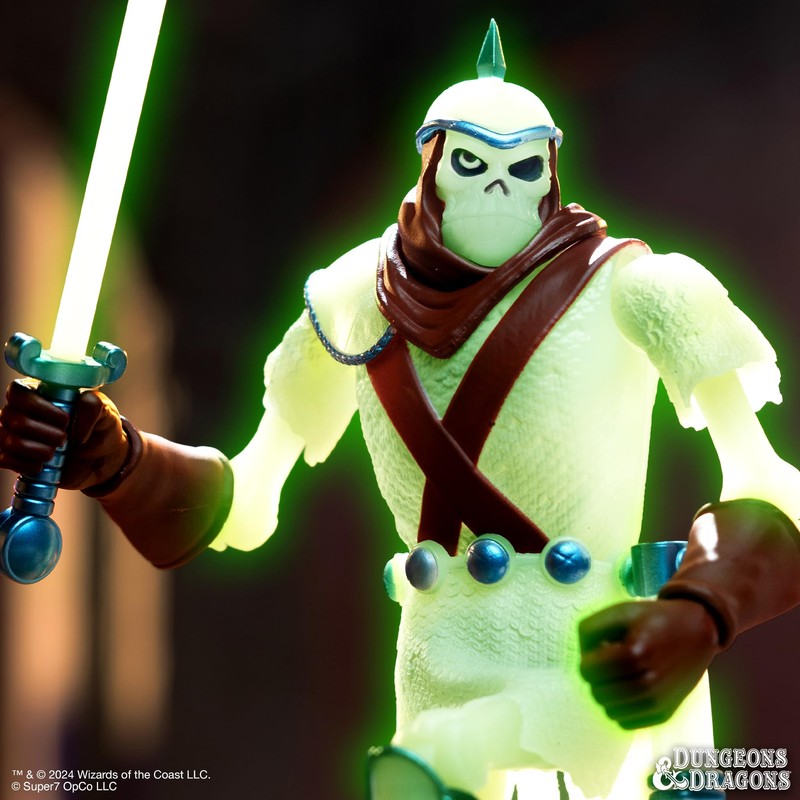 Super7 Dungeons and Dragons ULTIMATES! Dekkion The Skeleton Warrior (Glow)