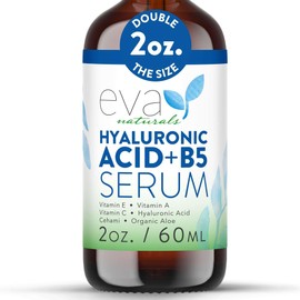 Eva Naturals- Hidratación superior para todo tipo de piel nuestro suero hialurónico  B5 ayuda a retener la humedad y reducir la apariencia de los...  