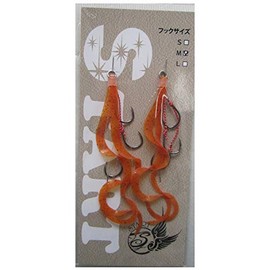 Replacement Unit Triple Hook Short Curly M Shrimp Orange