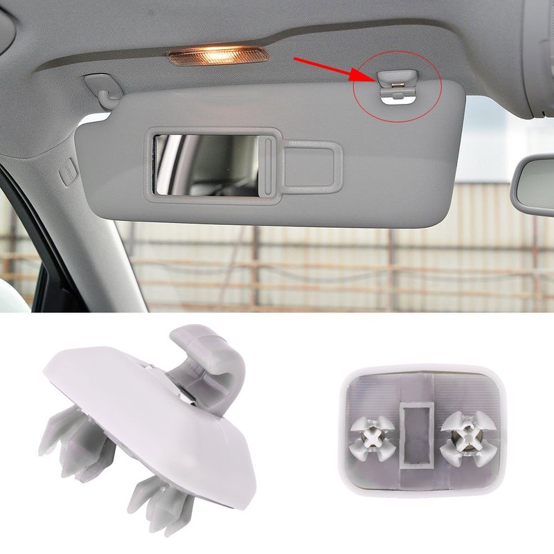 Clip para Parasol Interior, Soporte de Gancho para Visera para